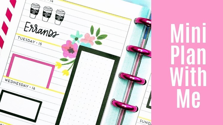 Plan With Me. Mini Happy Planner. January 14-20, 2019