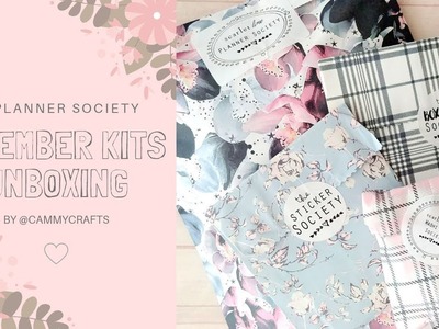 The Planner Society December Kits Unboxing ♡
