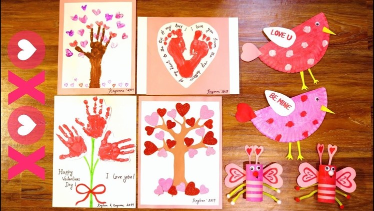 Valentines DIY Art & Crafts For Toddlers.Preschooler | Kids Valentines Crafts | Mytwolittlesunshines