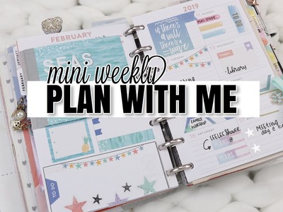 Weekly Plan With Me | Mini Happy Planner | At Home With Quita