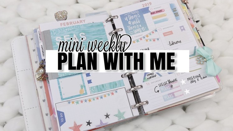 Weekly Plan With Me | Mini Happy Planner | At Home With Quita