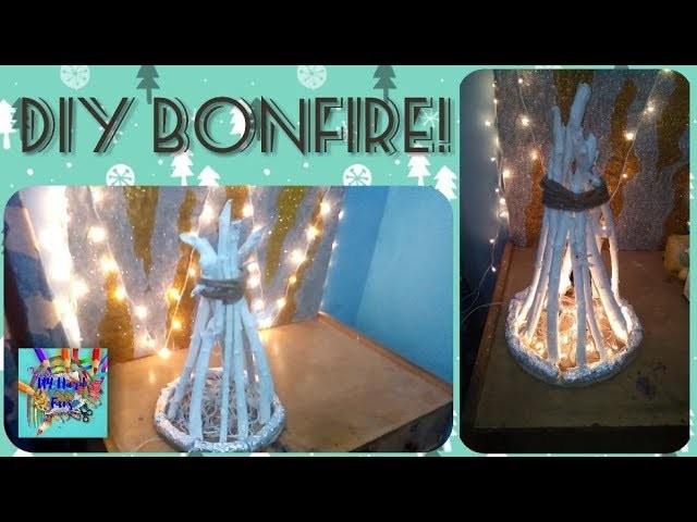 WINTER SPECIAL || DIY BONFIRE SHOWPIECE!