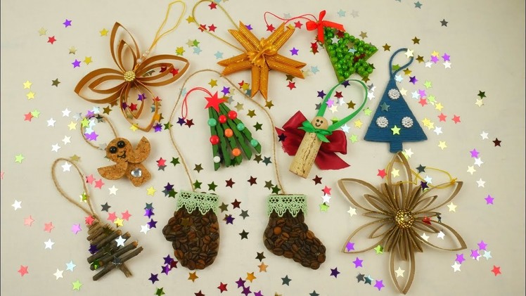 10 DIY Ideas for Christmas Tree Decorations