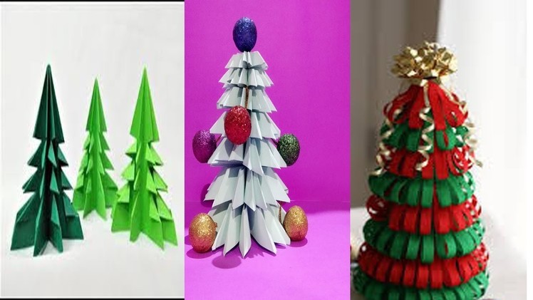 3- Awesome Ideas for DIY Christmas Decorations Creative Ideas.Christmas Tree for Kids.Creative Art