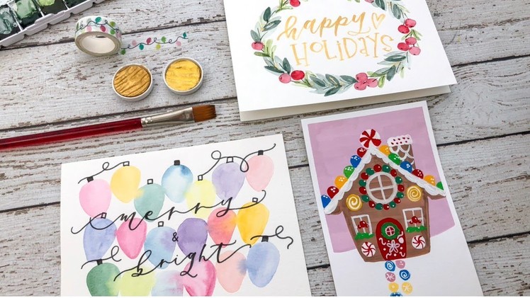 3 DIY Holiday Greeting Cards with Jess Park