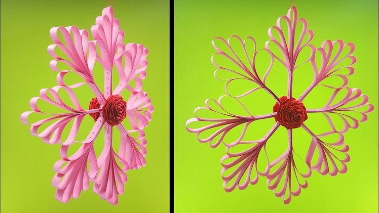 3D Paper Snowflake Tutorial | Very Easy DIY Crafts