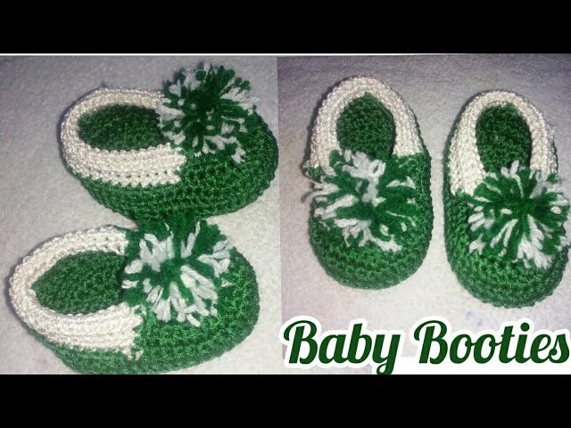 Crochet 3 Months Baby Booties in hindi Part-1,New Crochet baby booties,indian crochet patterns