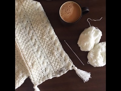 Crochet Along: Celtic Weave and Cables Scarf