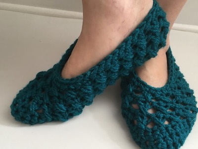 Crochet slippers easy crochet for beginners too