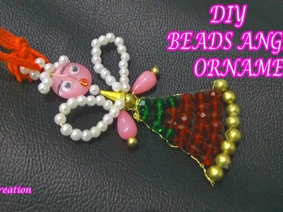 DIY beads angel ornaments.how to make angel ornaments