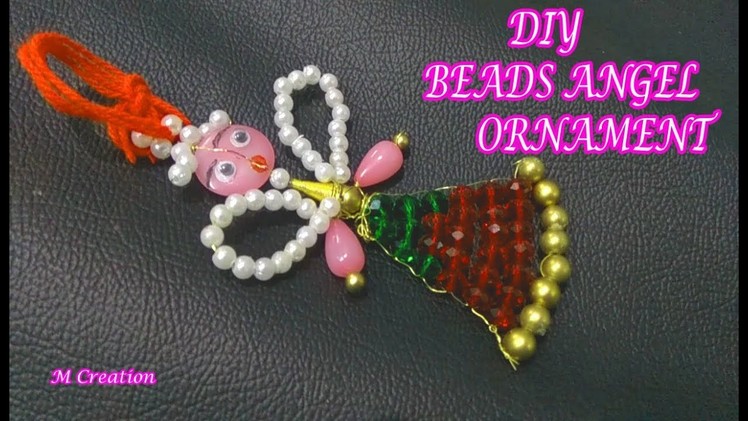 DIY beads angel ornaments.how to make angel ornaments