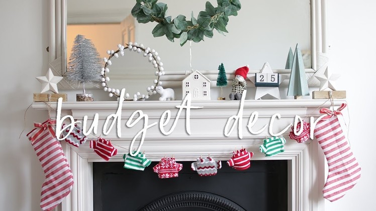 DIY Budget Christmas Decorations from Poundland | DIY Christmas Decor Hacks 2018