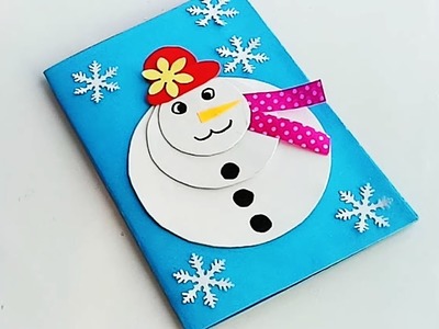 DIY Christmas Cards.Handmade Christmas Greeting Cards for Kids