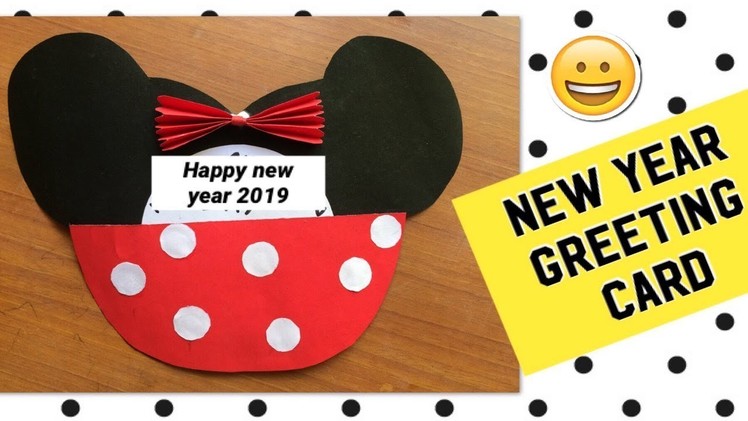 DIY Christmas greeting card.new year greeting Micky mouse theme invitation for birthday party
