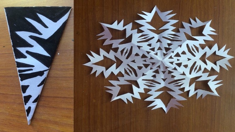 DIY Christmas special paper snowflakes.snowflakes temples for schools bulliten board decoration