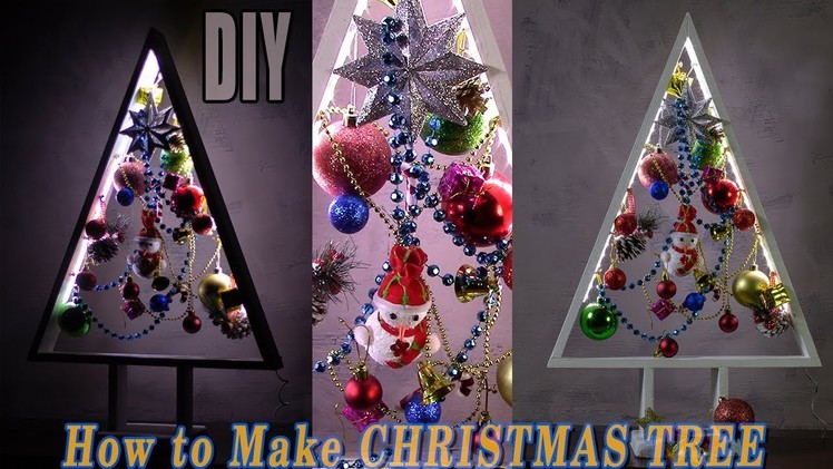 DIY CHRISTMAS TREES | HOW TO MAKE A WOODEN CHRISTMAS TREE $13 | Xmas Tree DIY Tutorial