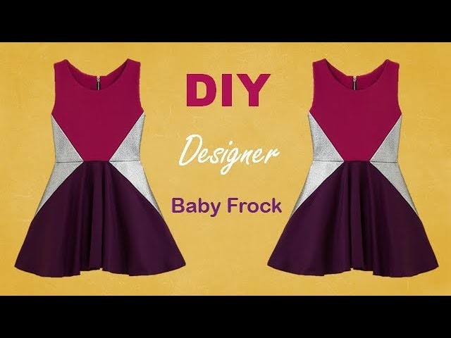 simple long frock cutting and stitching