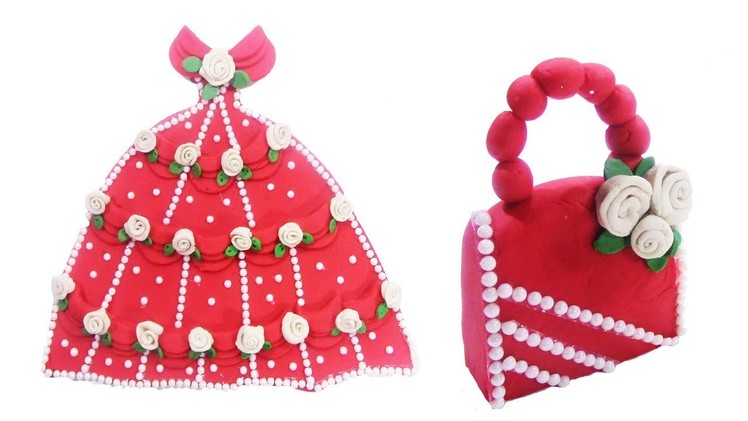 DIY Disney Princess Dress and Lady Bag with PlayDoh - Disney Dress and Lady Bag Tutorial