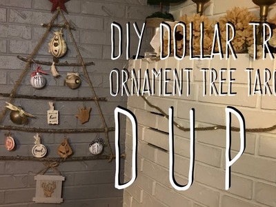 DIY Dollar Tree Ornament Tree Target Dupe