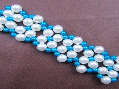 DIY Easy Bracelet,Pearl Beaded Bracelet,Wedding jewelry,Super Easy Tutorial