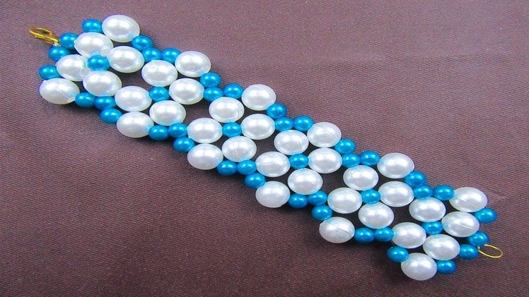 DIY Easy Bracelet,Pearl Beaded Bracelet,Wedding jewelry,Super Easy Tutorial