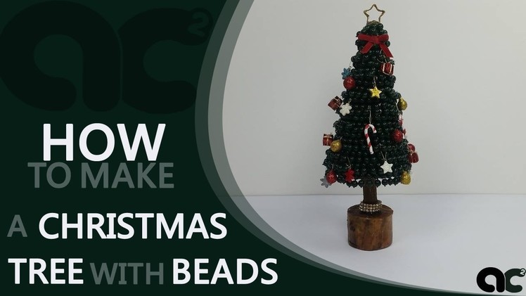 DIY : How To Make a Christmas Tree With Beads | Home Decor