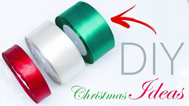 DIY Ideas for Christmas Tree Decorations | Ribbon Christmas ornament | Beads art