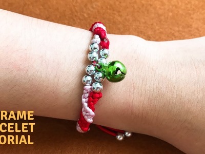 DIY MACRAME DOUBLE SPIRAL BRACELET TUTORIAL  - Paracord Bracelet.Knot and Loop Closure