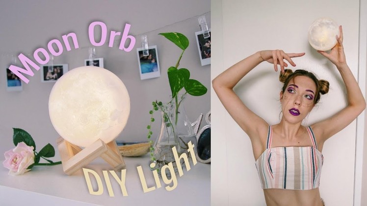 DIY Moon Orb Lamp ✦ Natasha Rose