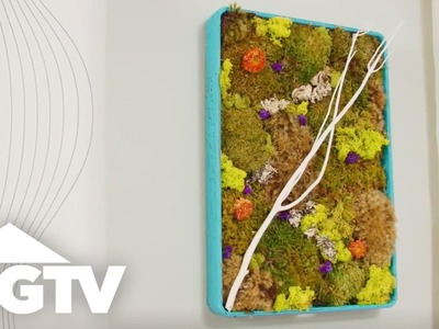 DIY Moss Artwork - Way to Grow - HGTV