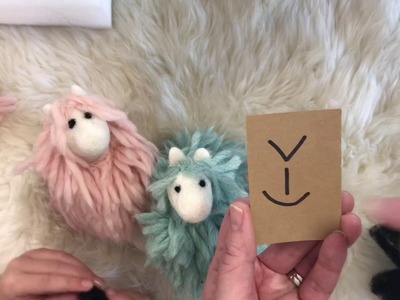 DIY Needle Felted Llama Kit tutorial by Sheep Farm Felt
