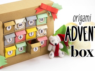 DIY Origami Advent Calendar Box Tutorial - Paper Kawaii