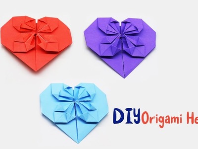 DIY Origami Heart | Paper Crafts Origami Tutorial | How to Make Origami Heart