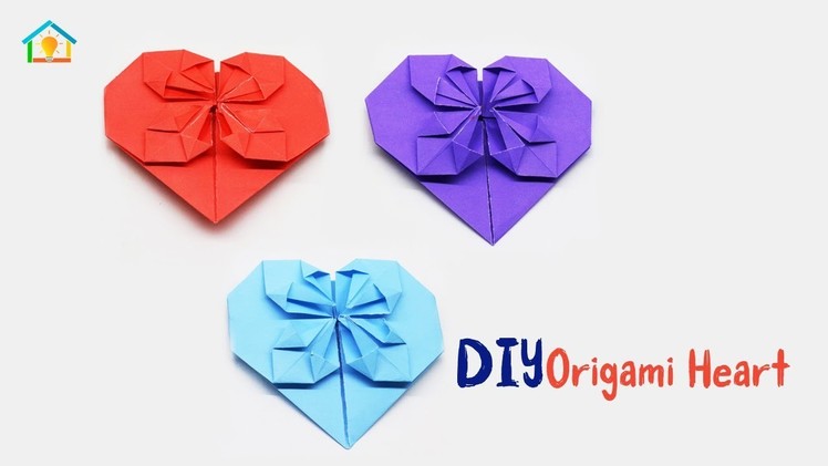DIY Origami Heart | Paper Crafts Origami Tutorial | How to Make Origami Heart