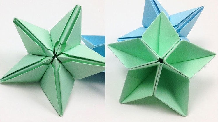 DIY Origami Star Ornaments Tutorial for Christmas | Easy ⭐ Christmas Dominata Star ⭐ Flower Crafts