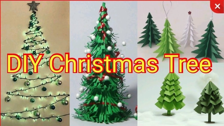 DIY Paper Christmas Tree Crafts 2018 | How To Make Your Own Desk xmas Tree 2018