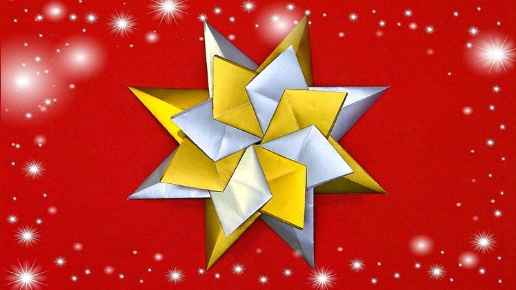 DIY paper star for Christmas ❄ How to make origami star ❄ Christmas crafts