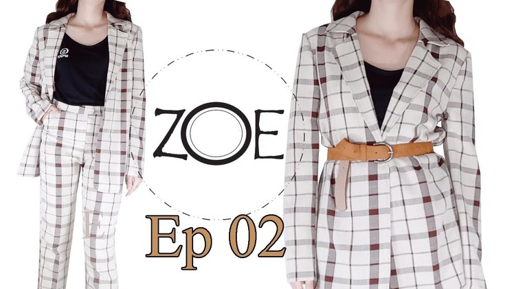 DIY Sewing Office Outfit Ep02 | FREE Sewing Pattern Ep26 | Zoe diy
