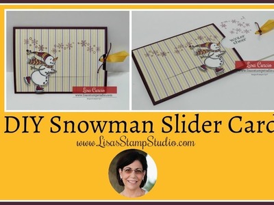DIY Snowman Slider Card