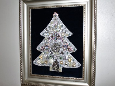 DIY Tutorial Old Skool Lighted Jewelry Christmas Tree Pic #540