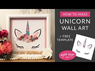 DIY Unicorn Crown Box Frame Tutorial