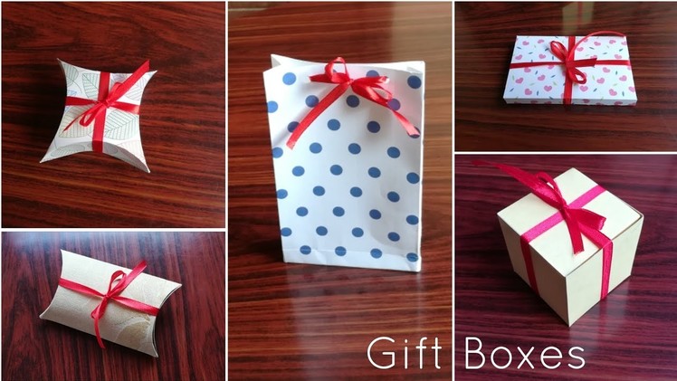 Easy DIY Gift Boxes | Paper box tutorial