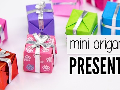 Easy Origami Mini Presents Tutorial - DIY - Paper Kawaii