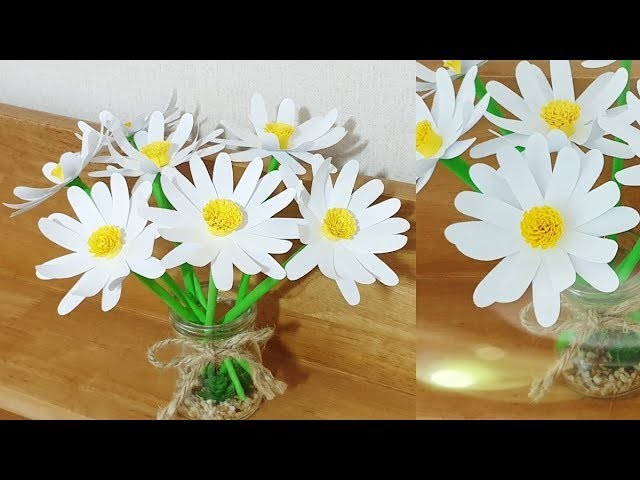 Easy Paper Flowers - DIY Handmade Decoration - Room Decor Paper Crafts