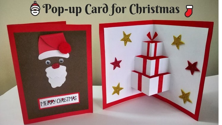 Easy Pop-Up Card for Christmas | Santa Handmade Card | DIY