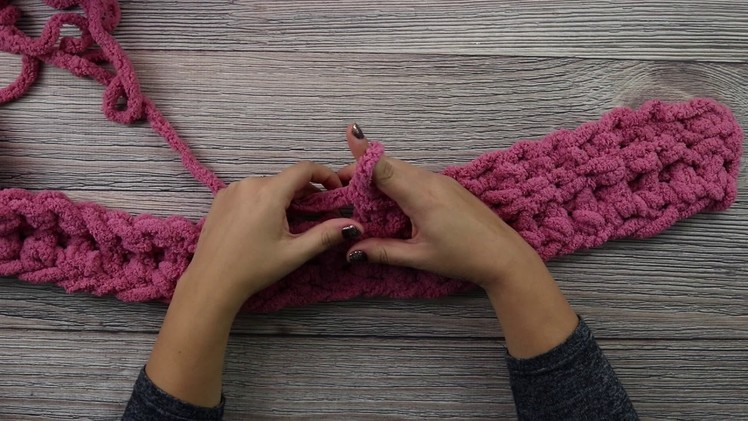 Finger Crochet Blanket Tutorial