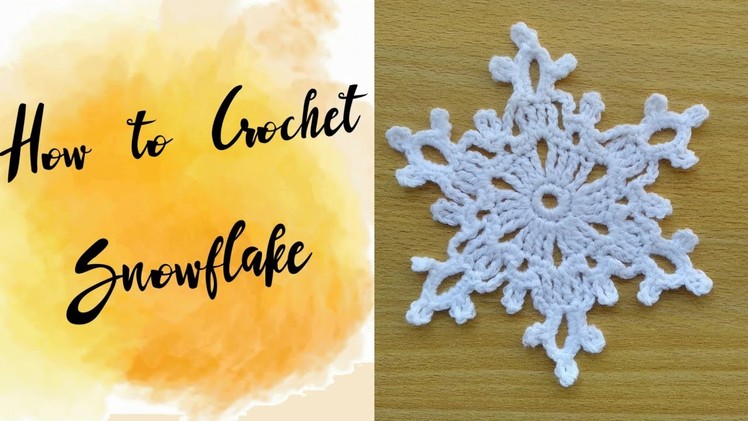 Free Pattern Online | How to Crochet a Snowflake