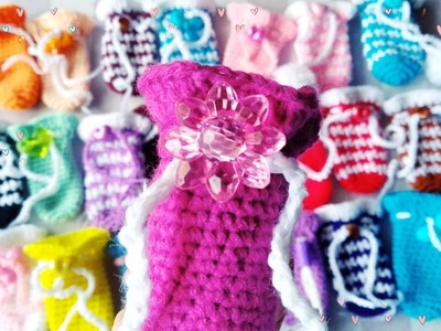 How to Crochet  15 ML Single Oil pouch in 2 designs
