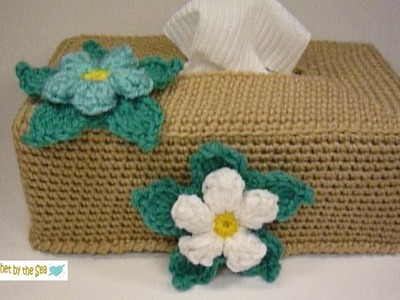 How To Crochet A Rectangle Tissue Box Cover! :o) FREE pattern in "show more" below!  :o)