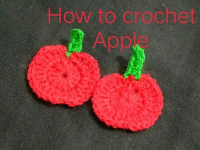 How to crochet  apple.